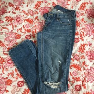 Jcrew Matchstick Ripped Jeans
